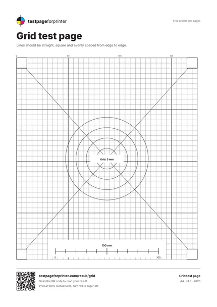 Preview of the Grid test page