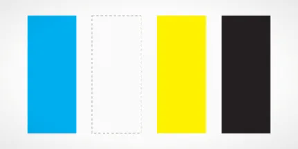 Simulated close-up of missing color