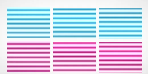 Simulated nozzle check with every line present