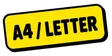 A4 / Letter